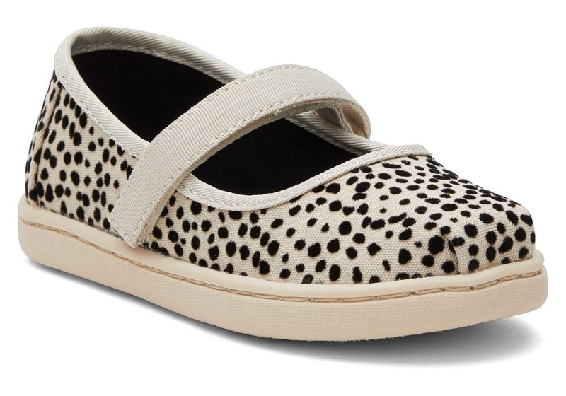 Dětské Slip On Tenisky Toms Mary Jane Mini Cheetah Print Toddler Shoe Leopard | 3029NBYSR