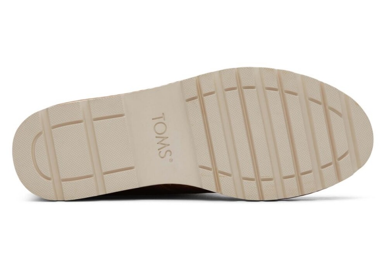 Pánské Boty Toms Palomar Tan Vody Resistant Læder Hnědé | 8456UJPXT