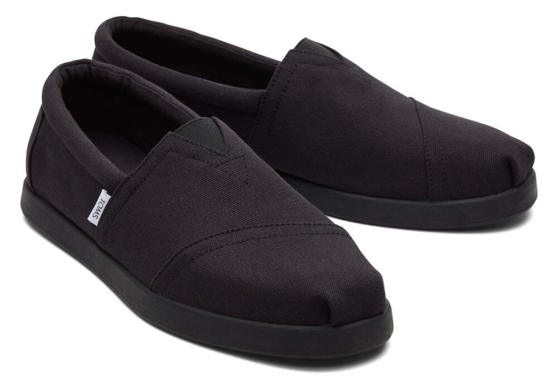 Pánské Espadrilky Toms Alp Fwd All Recycled Bavlněné Platene Černé Černé | 7068AOXJB