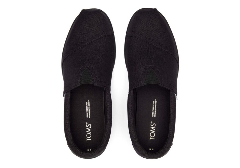 Pánské Espadrilky Toms Alp Fwd All Recycled Bavlněné Platene Černé Černé | 7068AOXJB