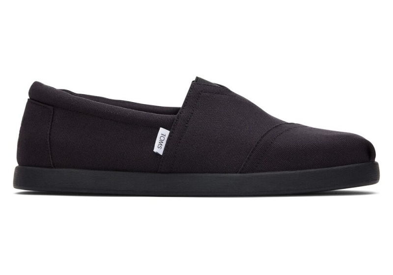 Pánské Espadrilky Toms Alp Fwd All Recycled Bavlněné Platene Černé Černé | 7068AOXJB