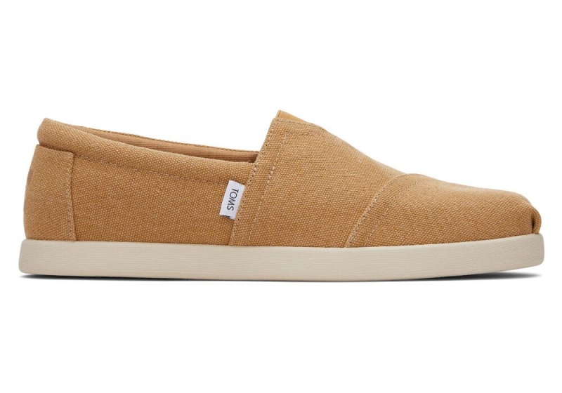 Pánské Espadrilky Toms Alp Fwd Doe Recycled Bavlněné Platene Hnědé | 0564XOKVE