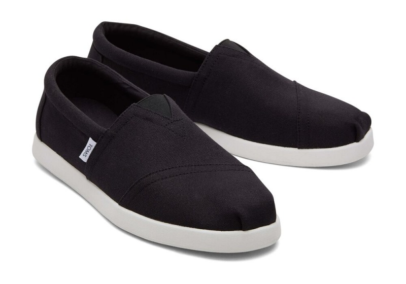 Pánské Espadrilky Toms Alp Fwd Recycled Bavlněné Platene Černé | 0945QGFXD