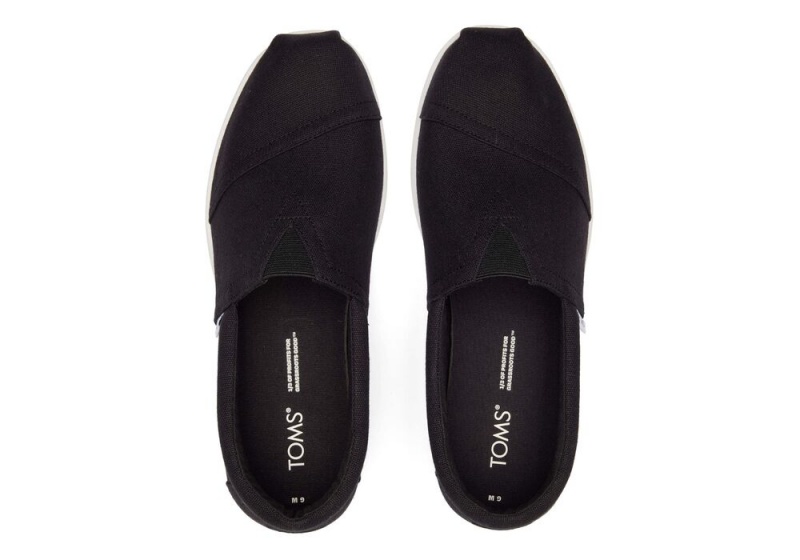 Pánské Espadrilky Toms Alp Fwd Recycled Bavlněné Platene Černé | 0945QGFXD