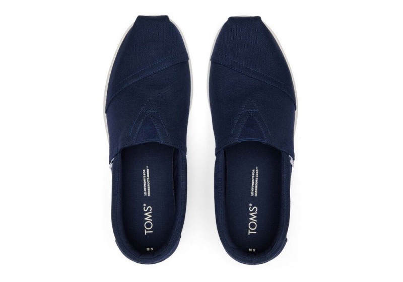 Pánské Espadrilky Toms Alp Fwd Recycled Bavlněné Platene Tmavě Blankyt | 4207EATQK