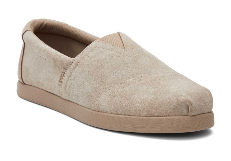 Pánské Espadrilky Toms Alp Fwd Taupe Distressed Semišové Tmavě Šedé | 5718LTDXF