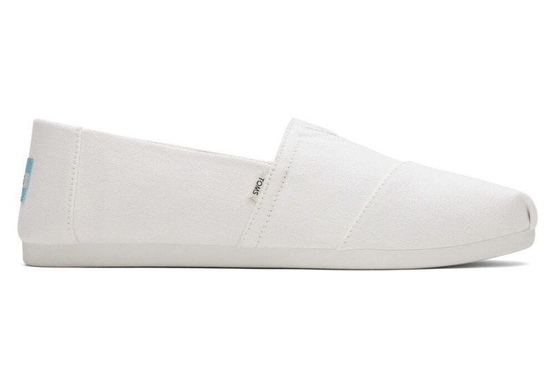 Pánské Espadrilky Toms Recycled Bavlněné Platene Bílé | 3054LSCYF