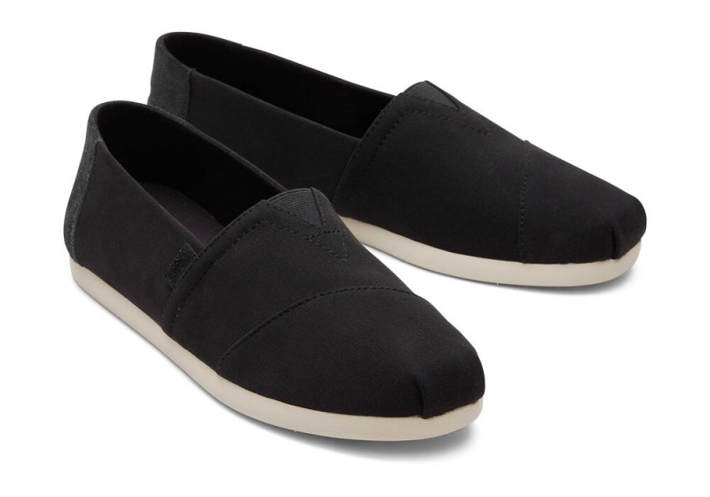 Pánské Espadrilky Toms Semišové Brushed Twill Černé | 0985TKIZS