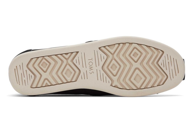 Pánské Espadrilky Toms Semišové Brushed Twill Černé | 0985TKIZS