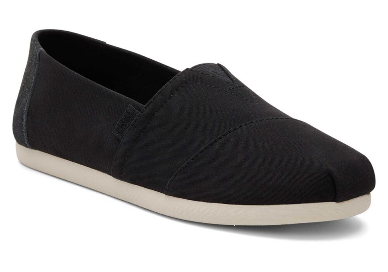 Pánské Espadrilky Toms Semišové Brushed Twill Černé | 0985TKIZS