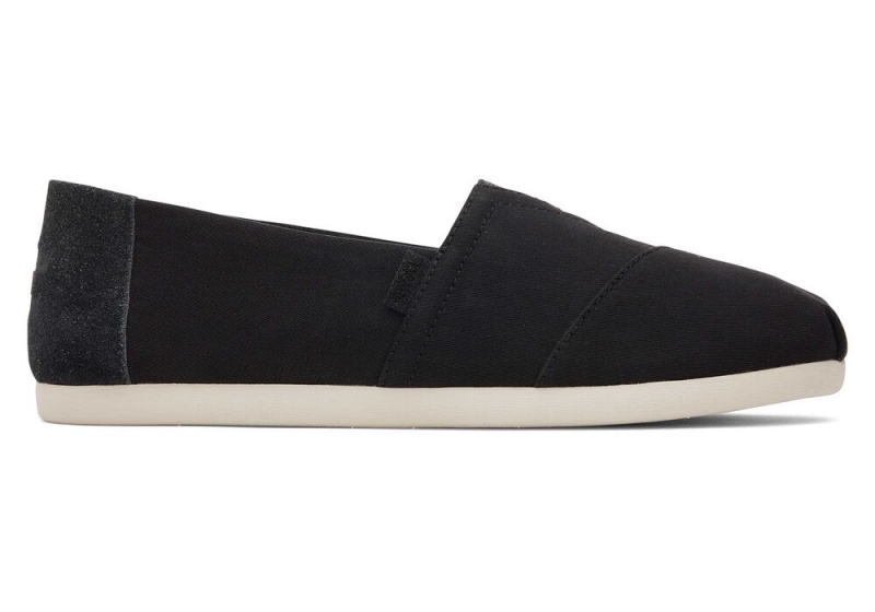 Pánské Espadrilky Toms Semišové Brushed Twill Černé | 0985TKIZS