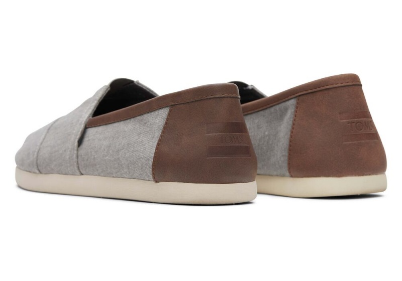 Pánské Espadrilky Toms Syntetická Trim Šedé | 7130NZGIT