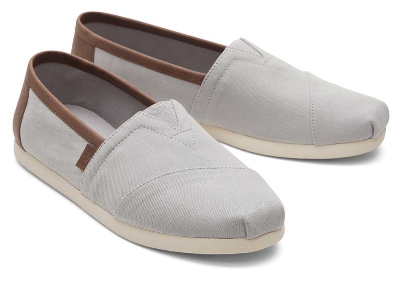 Pánské Espadrilky Toms SyntheticTrim Tmavě Šedé | 4157CUBKH