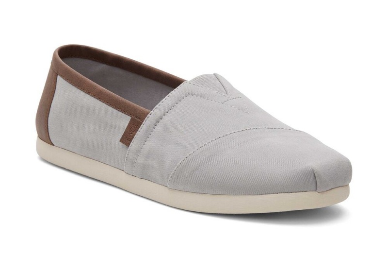 Pánské Espadrilky Toms SyntheticTrim Tmavě Šedé | 4157CUBKH