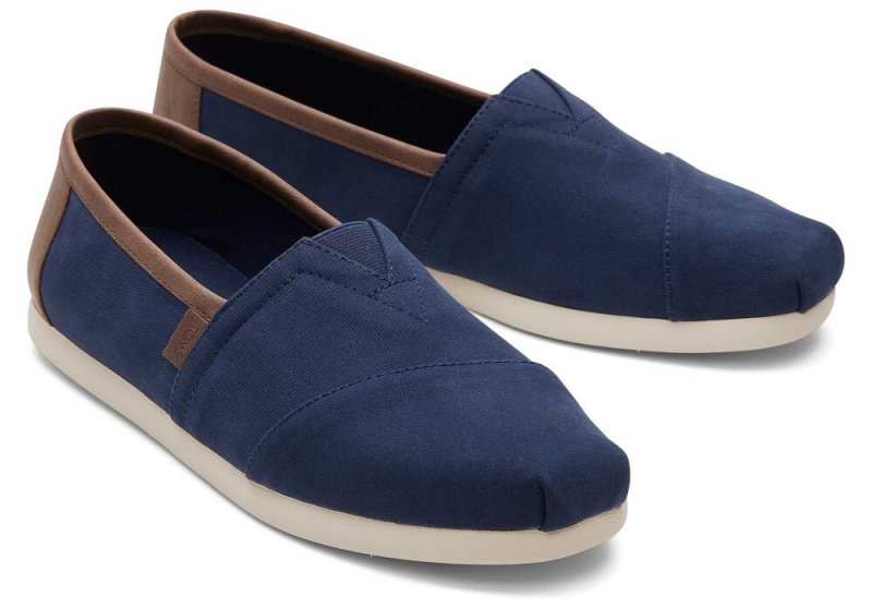 Pánské Espadrilky Toms SyntheticTrim Tmavě Blankyt | 3198ECKQN