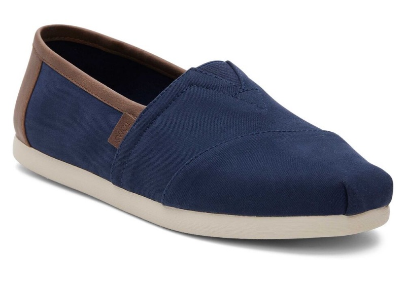 Pánské Espadrilky Toms SyntheticTrim Tmavě Blankyt | 3198ECKQN