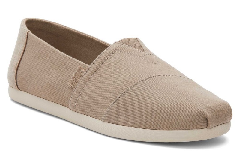 Pánské Espadrilky Toms Taupe Semišové Brushed Twill Tmavě Šedé | 7540DYXVR