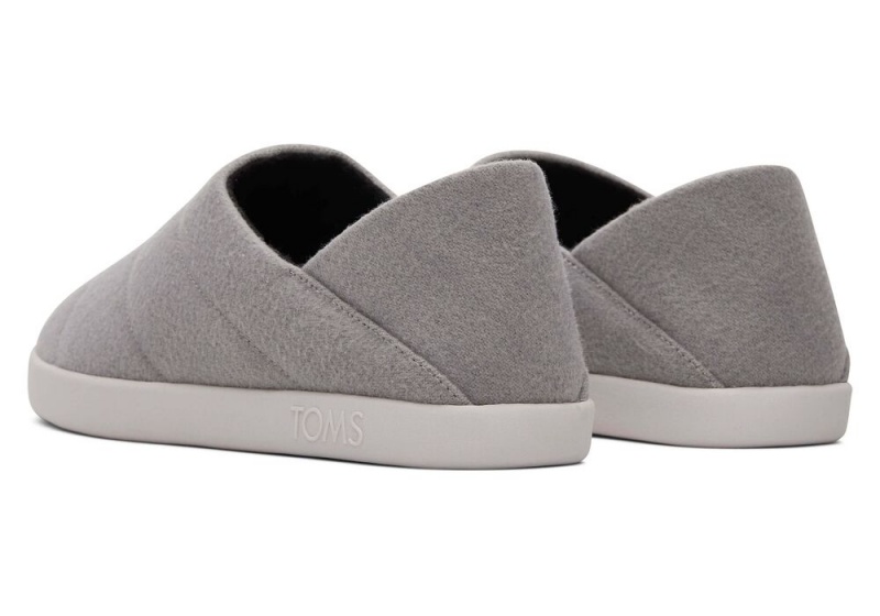 Pánské Pantofle Toms Ezra Faux Fleece Convertible Šedé | 5639SVUBK