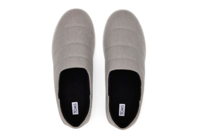 Pánské Pantofle Toms Ezra Faux Fleece Convertible Šedé | 5639SVUBK