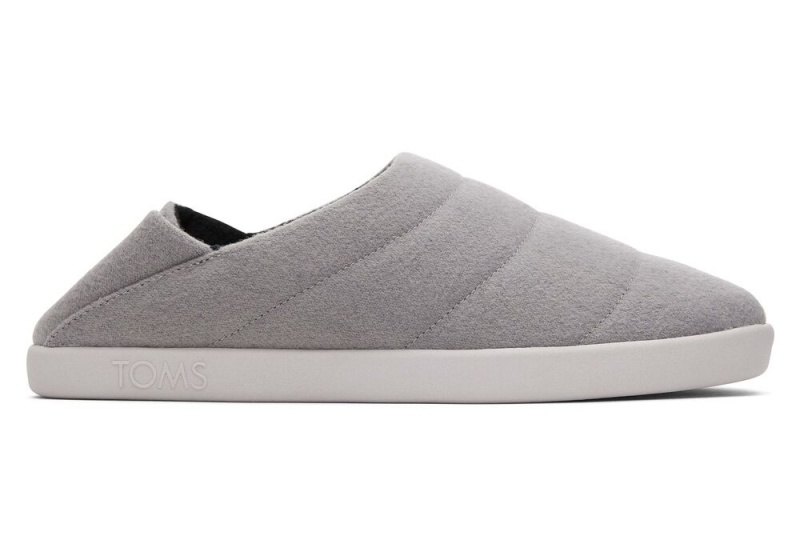 Pánské Pantofle Toms Ezra Faux Fleece Convertible Šedé | 5639SVUBK