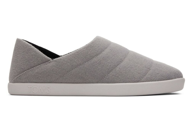 Pánské Pantofle Toms Ezra Faux Fleece Convertible Šedé | 5639SVUBK