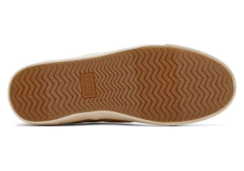 Pánské Slip On Tenisky Toms Baja Hnědé | 6752PKFJL