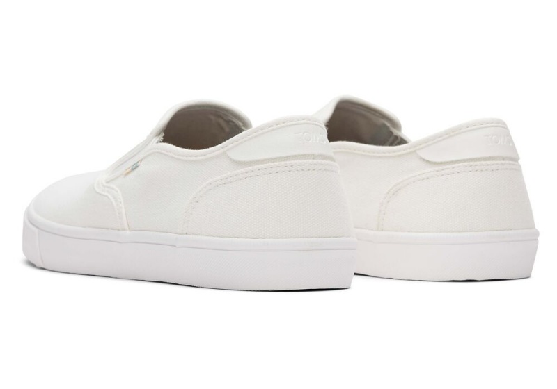 Pánské Slip On Tenisky Toms Baja White Platene Bílé | 6270OALRG