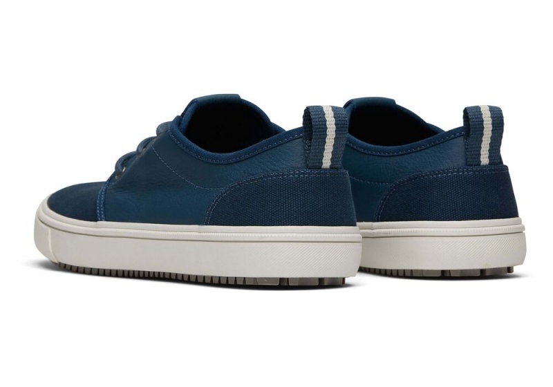 Pánské Tenisky Toms Carlo Terrain Læder Vody Resistant Tmavě Indigo | 7842DUXYQ