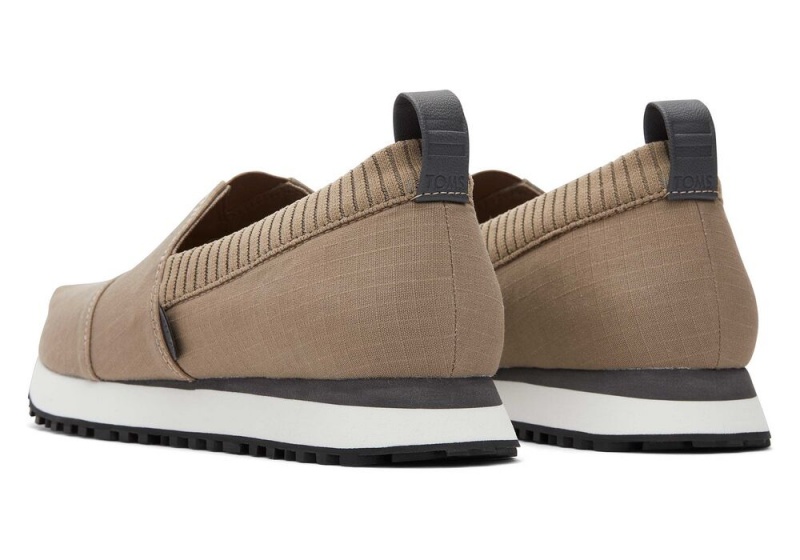 Pánské Tenisky Toms Resident 2.0 Taupe Ripstop Tmavě Šedé | 8021ZRUCV