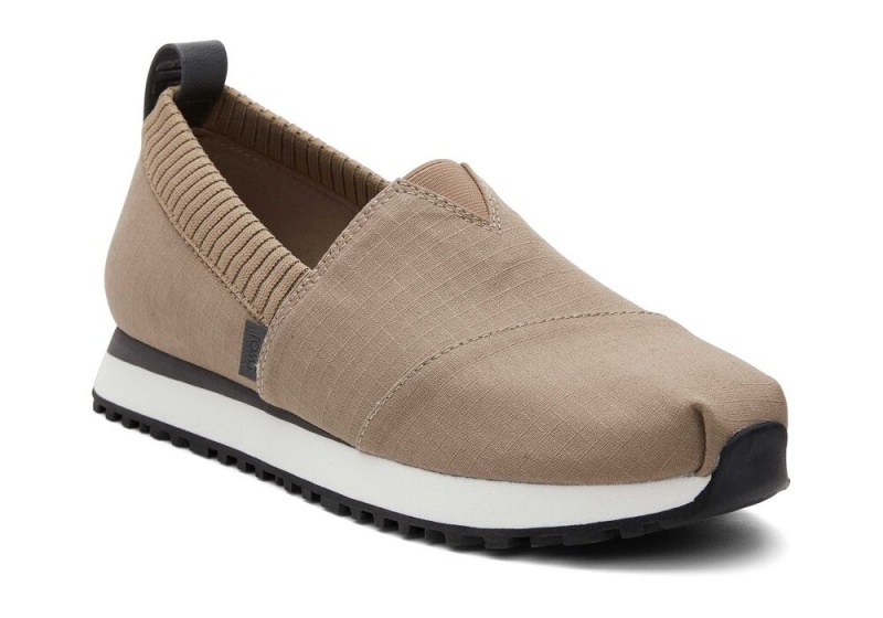 Pánské Tenisky Toms Resident 2.0 Taupe Ripstop Tmavě Šedé | 8021ZRUCV