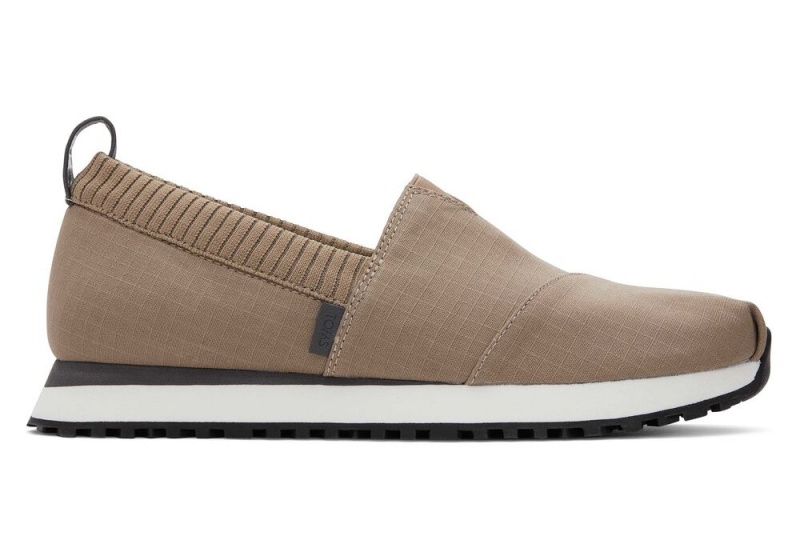 Pánské Tenisky Toms Resident 2.0 Taupe Ripstop Tmavě Šedé | 8021ZRUCV